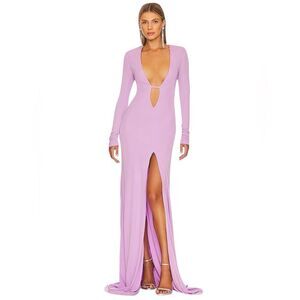 NWT DUNDAS Revolve Orion Lilac Evening Dress US Size Medium/ IT 42